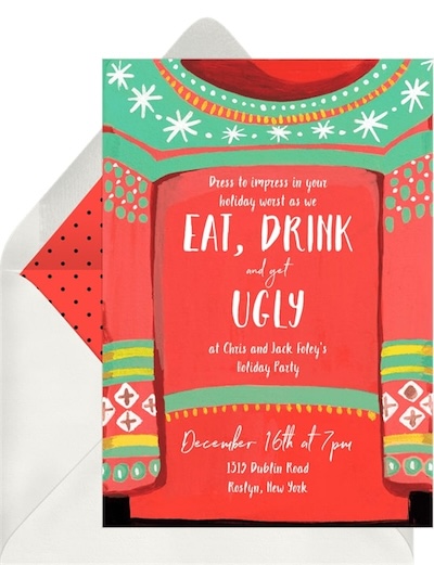 Let's Get Ugly Invitation