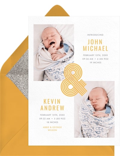 Lined Ampersand Announcement