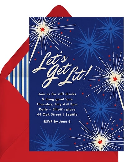 Lit Fourth Invitation