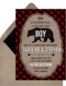 Little Lumberjack Invitation