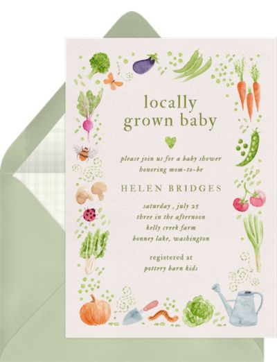 Locally Grown Invitation