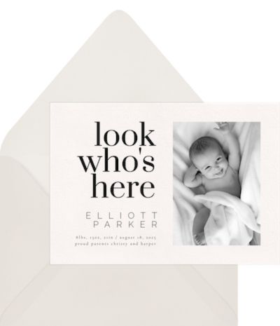 Look Who’s Here Announcement