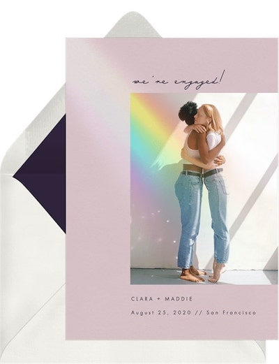 Will you marry me ideas: Love and Light Announcement