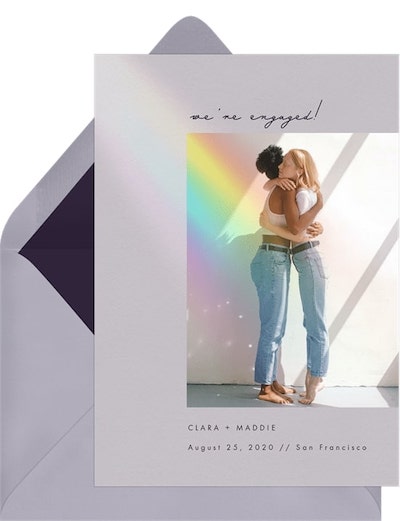 Proposal ideas at home: Love and Light Announcement