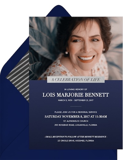 Lovely Label Invitation