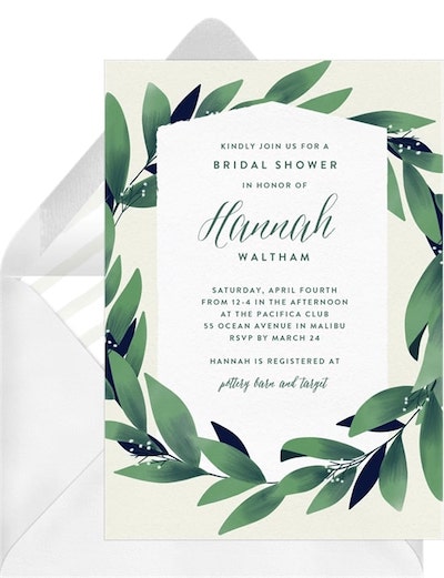 Lush Greenery Invitation