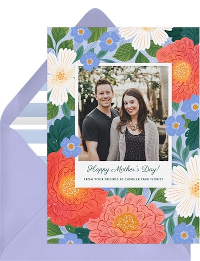 Lush Peonies Card