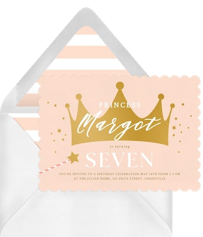 Magical Princess Party Invitation