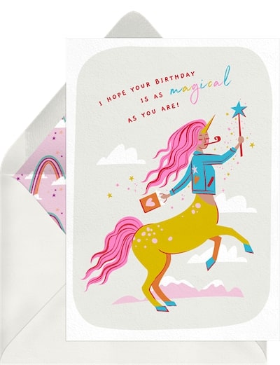 Birthday wishes for kids: Magical You Card