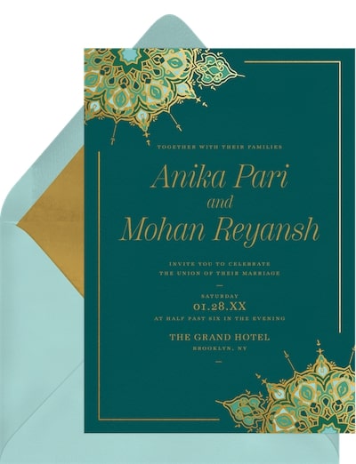 Magnificent Medallion Invitation