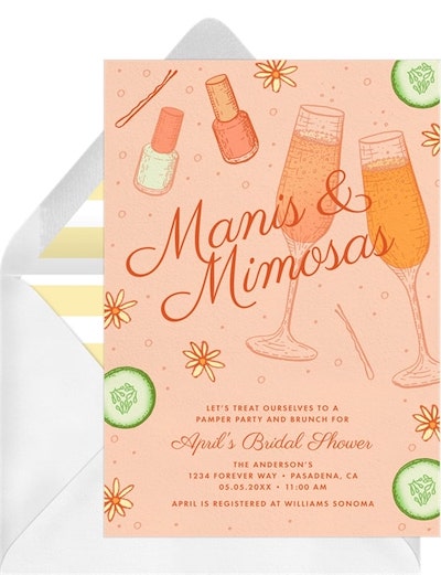 Manis Mimosas Invitation