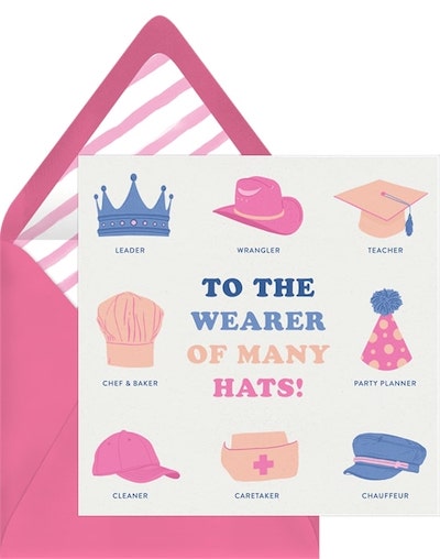 Many Hats Card