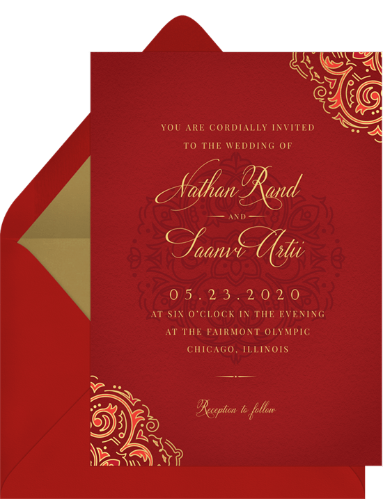 Mehndi Invitation