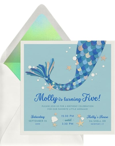 Mermaid Magic Invitation