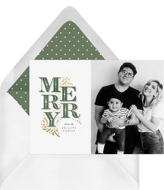 Merry Branches Card