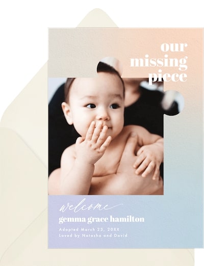 Missing Piece Announcement