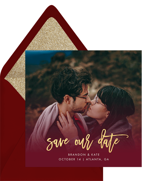 Misty Fade Save the Date