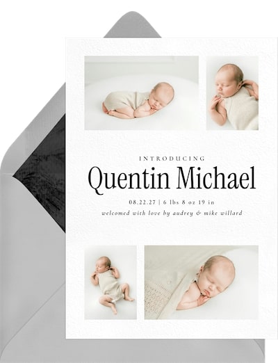 Modern Arrival Announcement