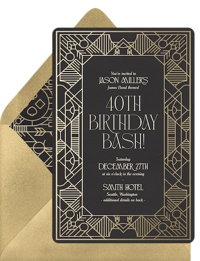 Modern Royale Invitation