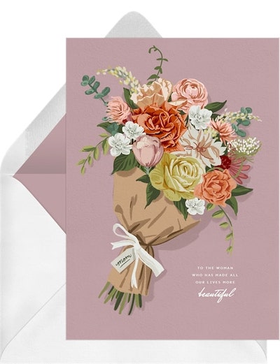 Mother's Day Bouquet Card