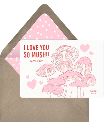 Mushy Love Card