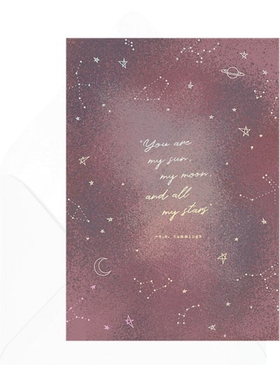 Anniversary ecard: My Everything Card