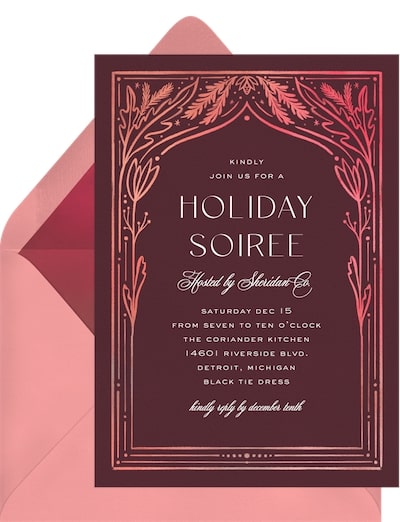 Nouveau Noel Invitation