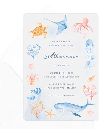 Ocean Love Invitation
