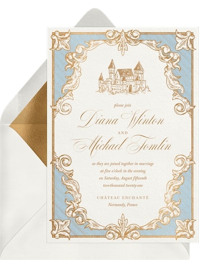 Once Upon A Time Invitation