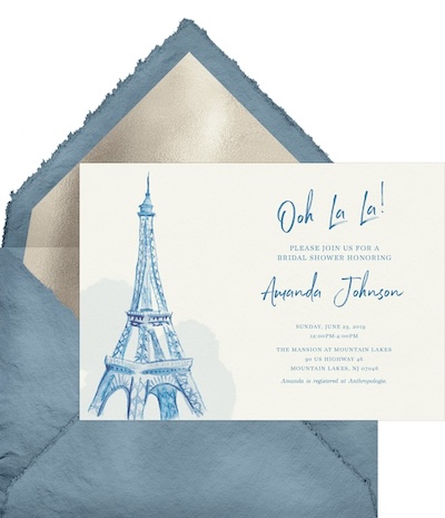 Ooh La La Invitation