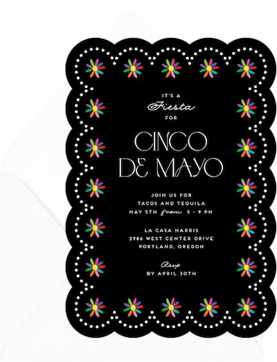 Otomi Flowers Invitation