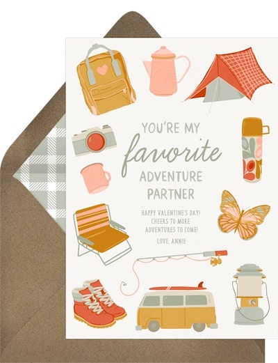 Outdoors Adventure Card