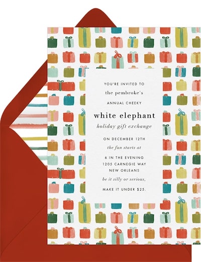 Painted Presents Invitation