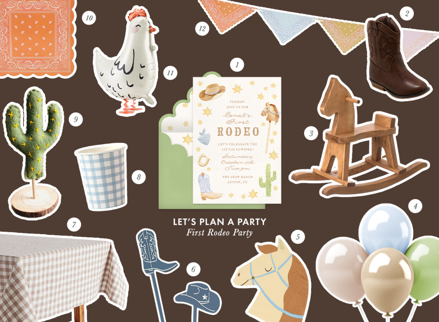 Let's Plan a Party: First Rodeo Birthday Party - STATIONERS