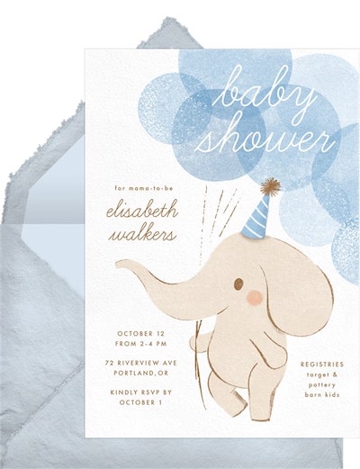 Party Pachyderm Invitation
