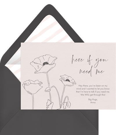 Peaceful Poppies Card