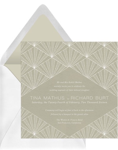 Pearl Chandelier Invitation
