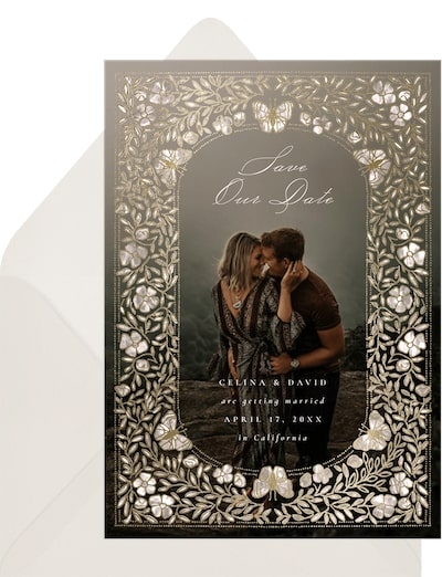 Pearl Inlay Save the Date