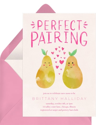 Perfect Pairing Invitation