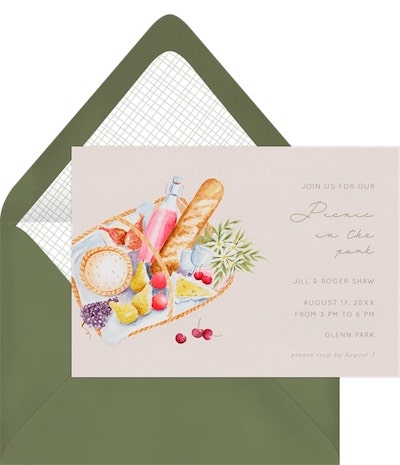 Perfect Picnic Invitation