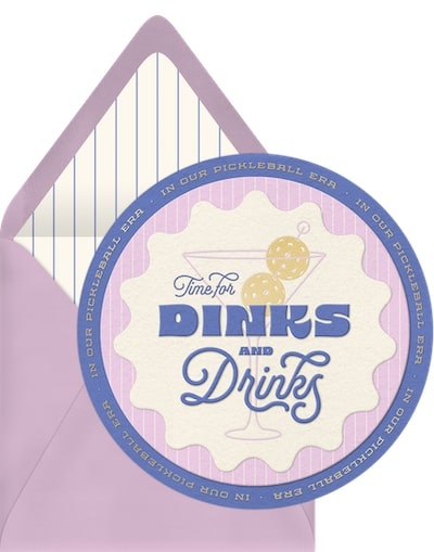 Pickleball party: Pickleball Era Invitation