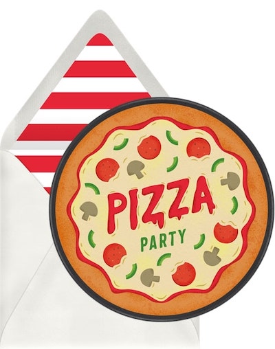 Pizza Party Invitation