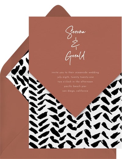 Pointed Herring Invitation