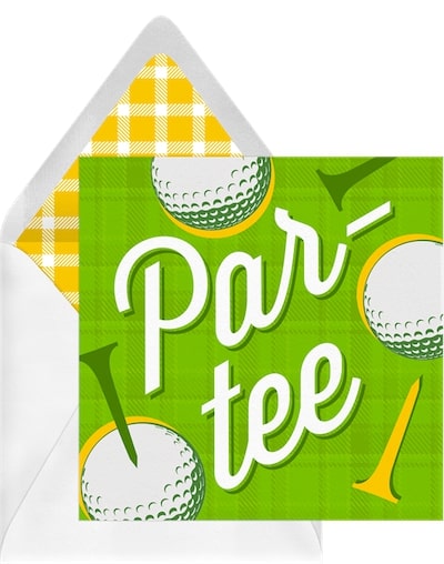 Preppy Par-tee Invitation