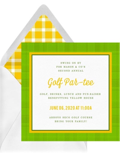 Preppy Par-tee Invitation