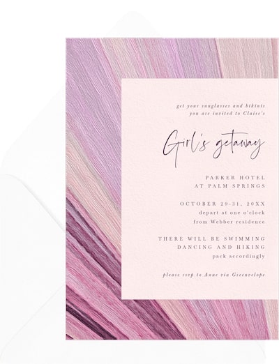 Ray of Light Invitation