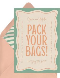 Retro Trip Invitation