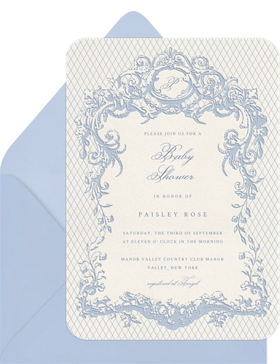 Romantic Ornament Invitation