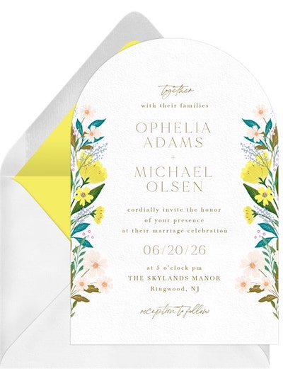 Romantic Secret Garden Invitation