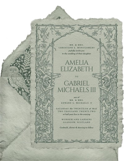 Romantic Wonderland Invitation